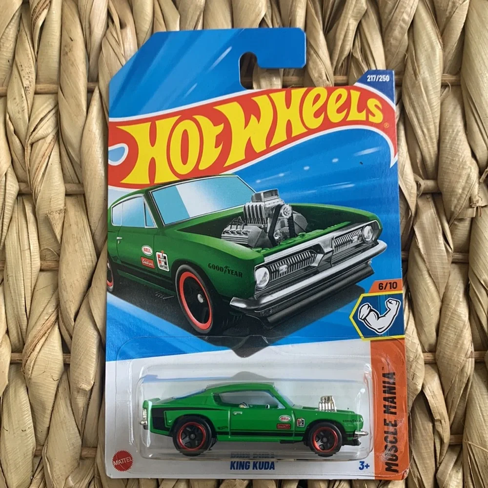 King Kuda Hot Wheels Green Muscle Car Plymouth Barracuda Hotwheels Sport 2025 🆕